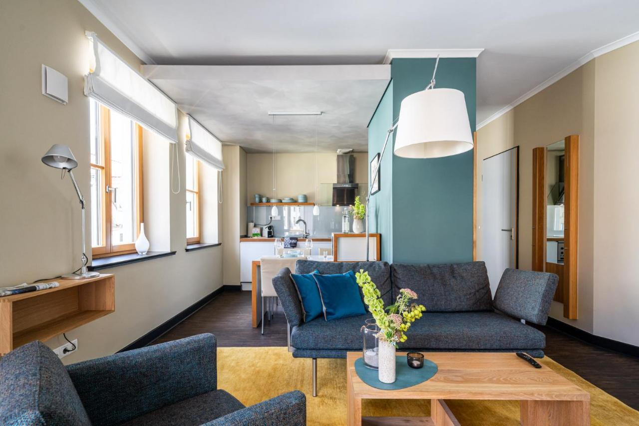 The Green Rostock Apartment Hotel Bagian luar foto