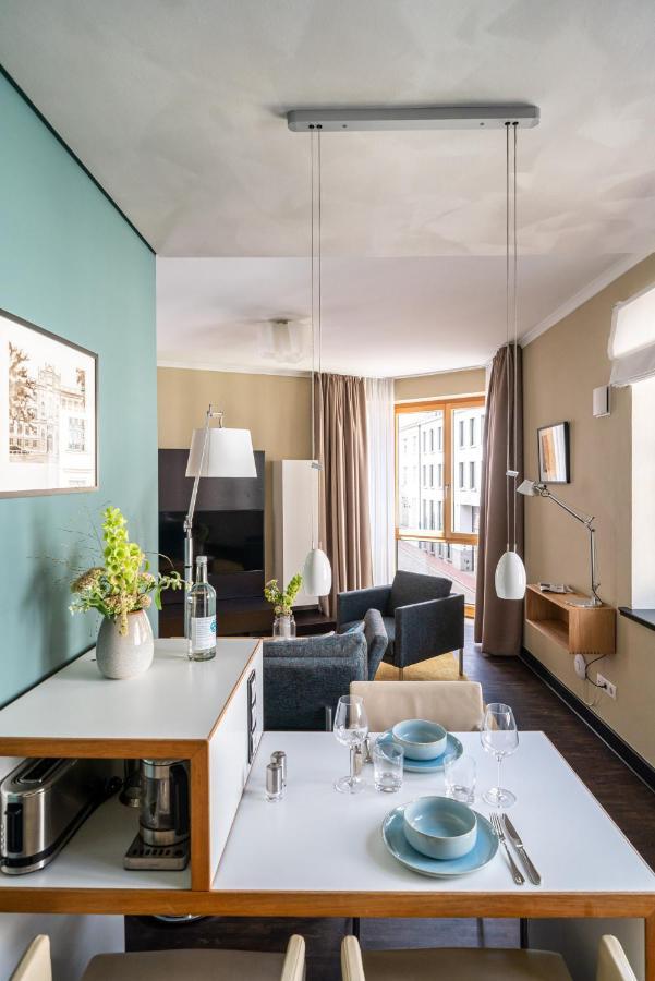 The Green Rostock Apartment Hotel Bagian luar foto