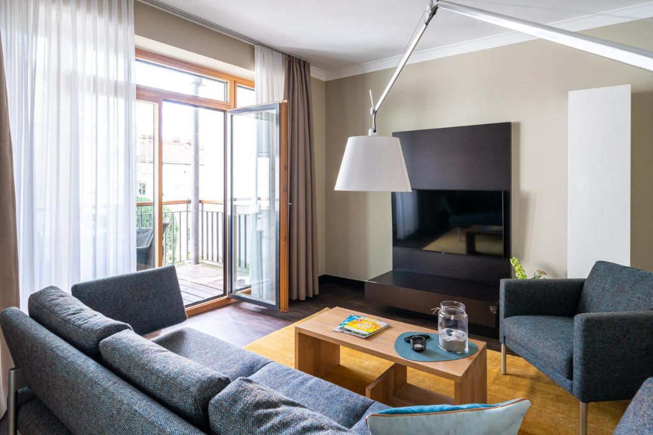 The Green Rostock Apartment Hotel Bagian luar foto