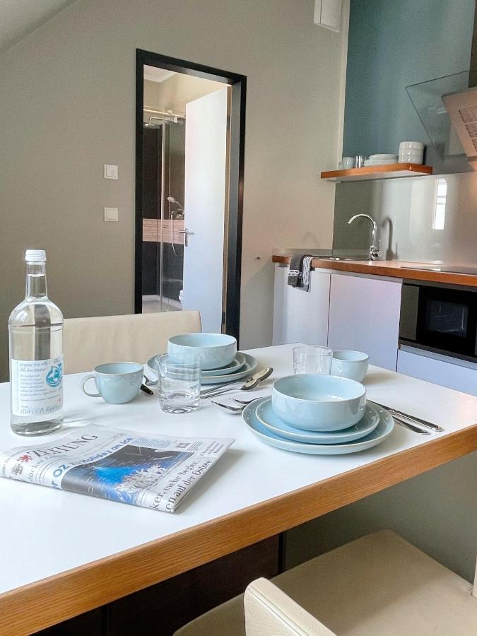 The Green Rostock Apartment Hotel Bagian luar foto