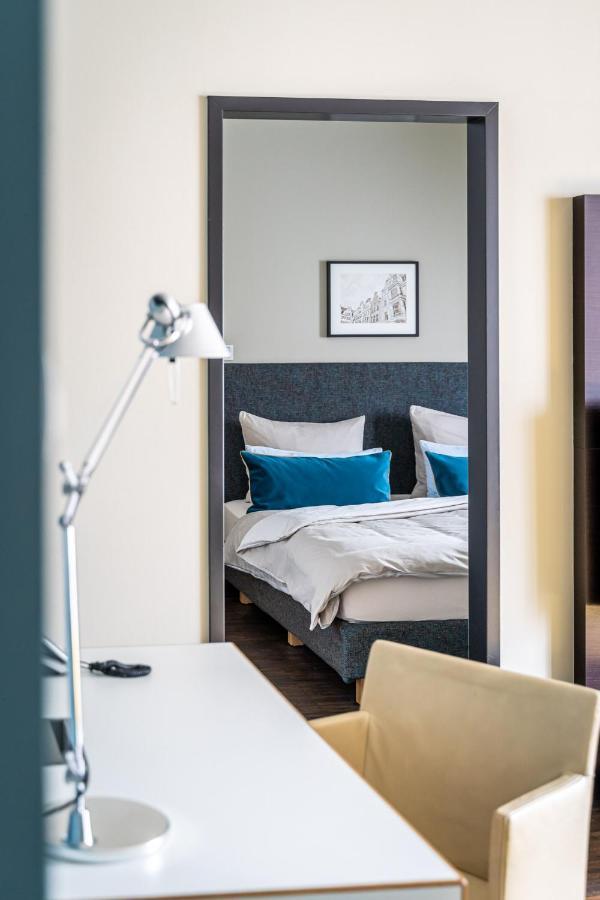 The Green Rostock Apartment Hotel Bagian luar foto