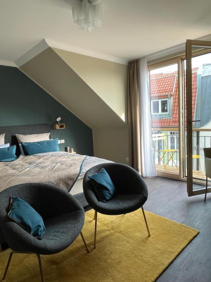 The Green Rostock Apartment Hotel Bagian luar foto
