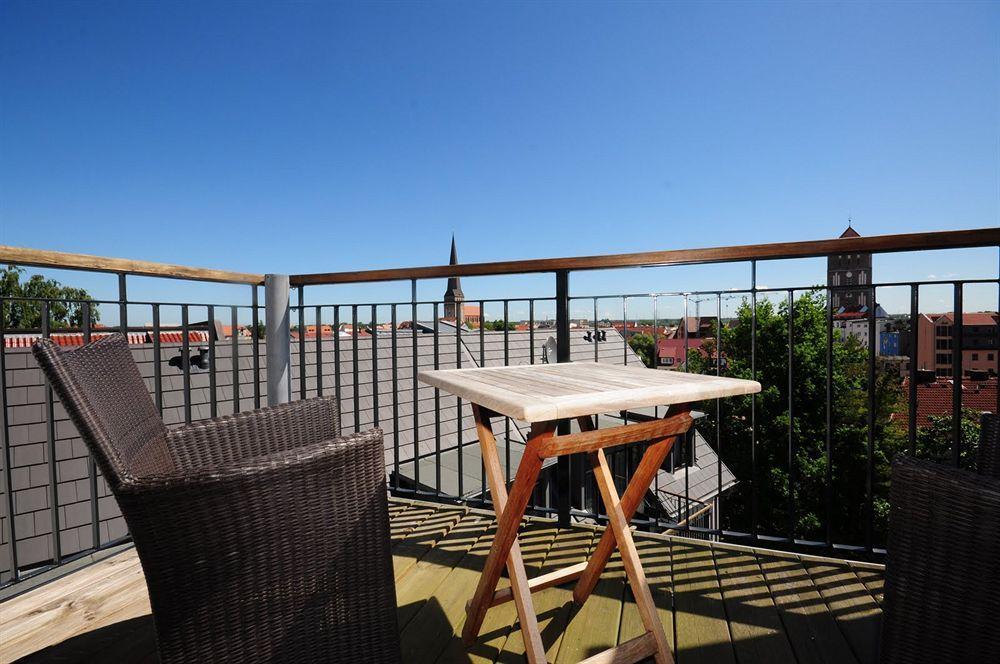 The Green Rostock Apartment Hotel Bagian luar foto